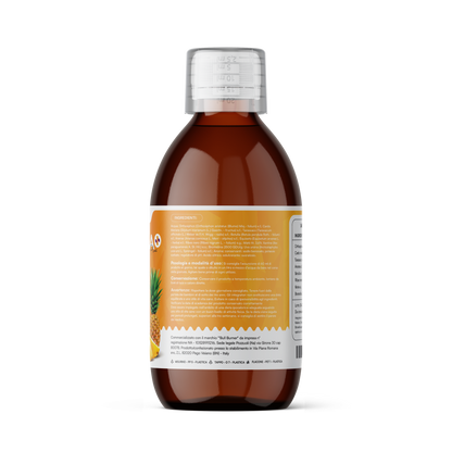 Drenante Forte Dimagrante Donna Brucia Grassi Potenti Veloci Anticellulite Gambe Detox Depurativo Fegato e Intestino Pancia Piatta e Peso Forma Gusto Ananas 500 ml Made in Italy by Bull Burner
